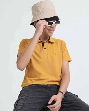 boys regular fit polo t-shirt