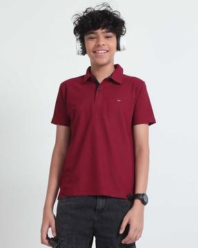 boys regular fit polo t-shirt