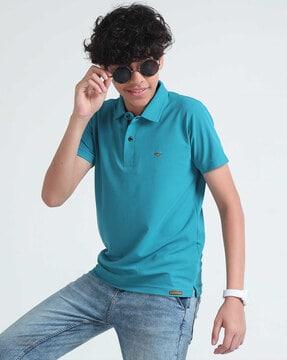 boys regular fit polo t-shirt