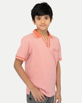 boys regular fit polo t-shirt