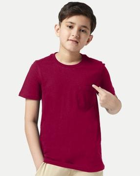 boys regular fit round-neck t-shirt