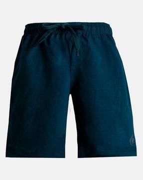 boys regular fit shorts with elasticated drawstring waistband