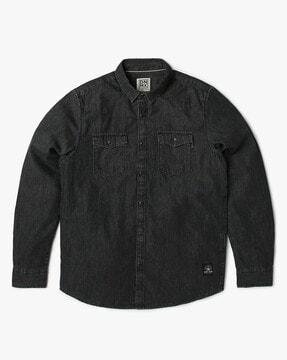 boys relaxed fit denim shirt