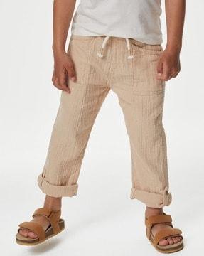 boys relaxed fit flat-front chinos