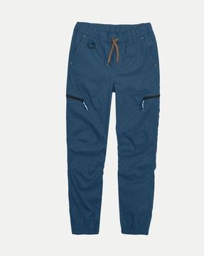 boys relaxed fit flat-front jogger pants