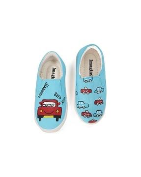boys round-toe slip-on casual shoes