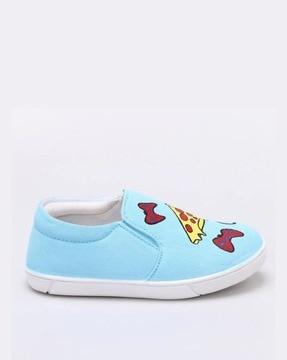boys round-toe slip-on casual shoes