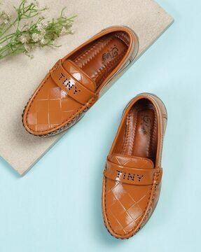boys round-toe slip-on shoes