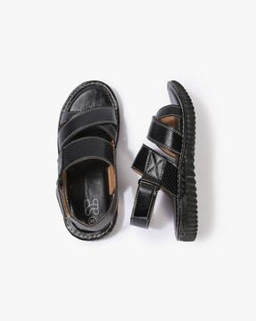 boys slip-on sandals with velcro fastening