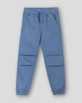 boys straight fit flat-front jogger pants