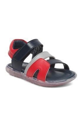 boys synthetic casual velcro sandals - multi