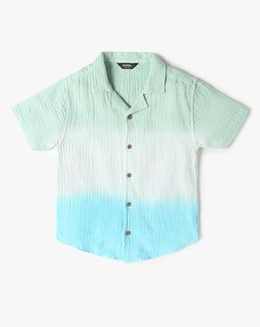 boys tie & dye relaxed fit shirt