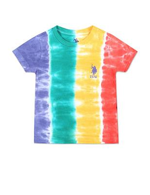 boys tie- dye crew neck t-shirt