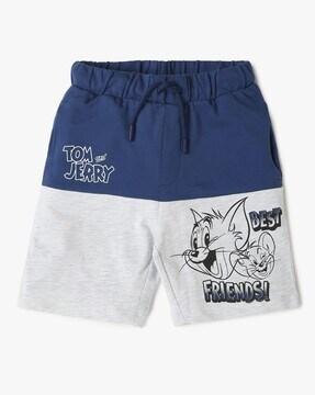 boys tom & jerry regular fit shorts