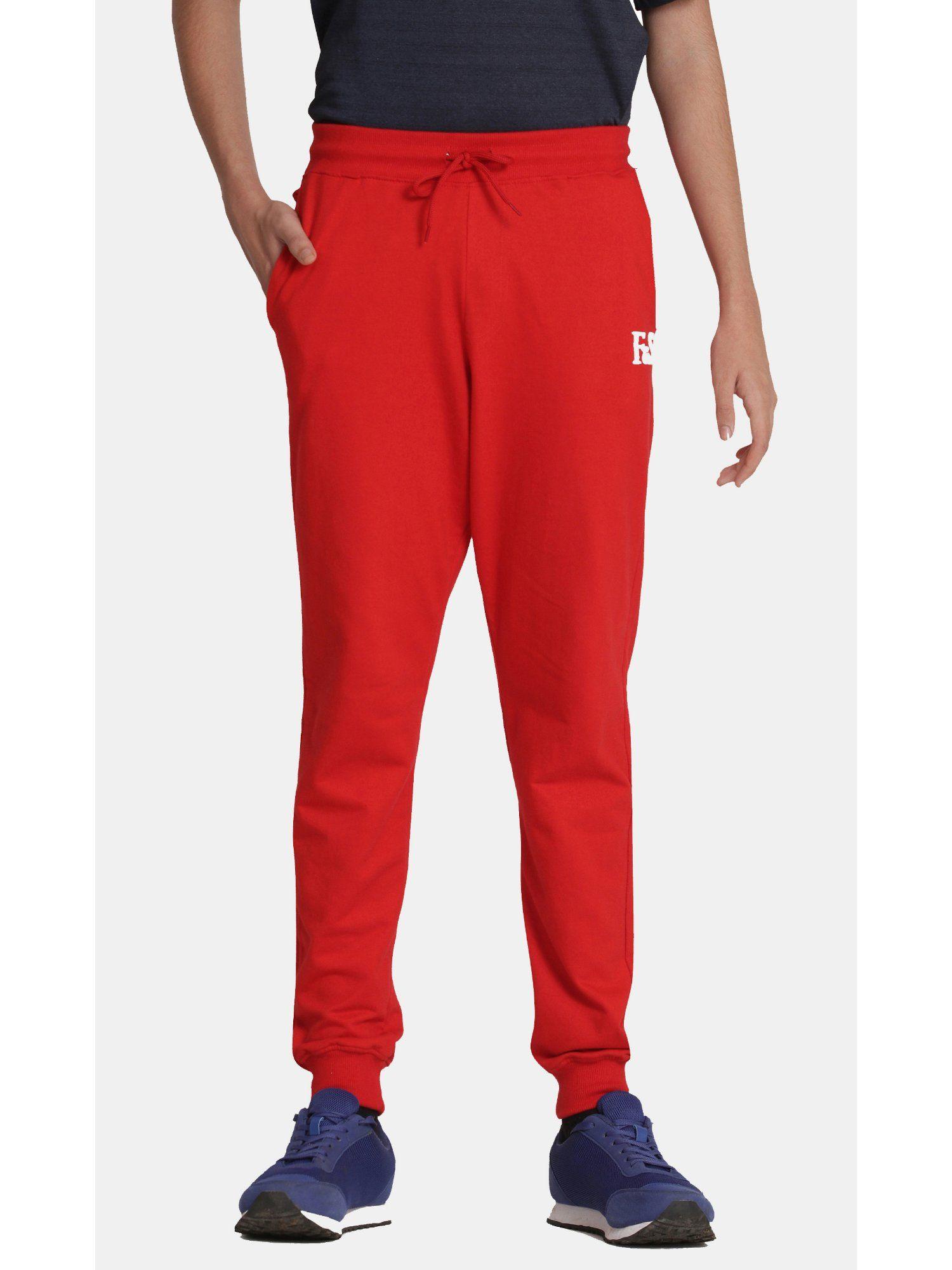 boys trackpant red