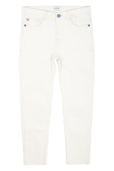 boys white slim fit jeans