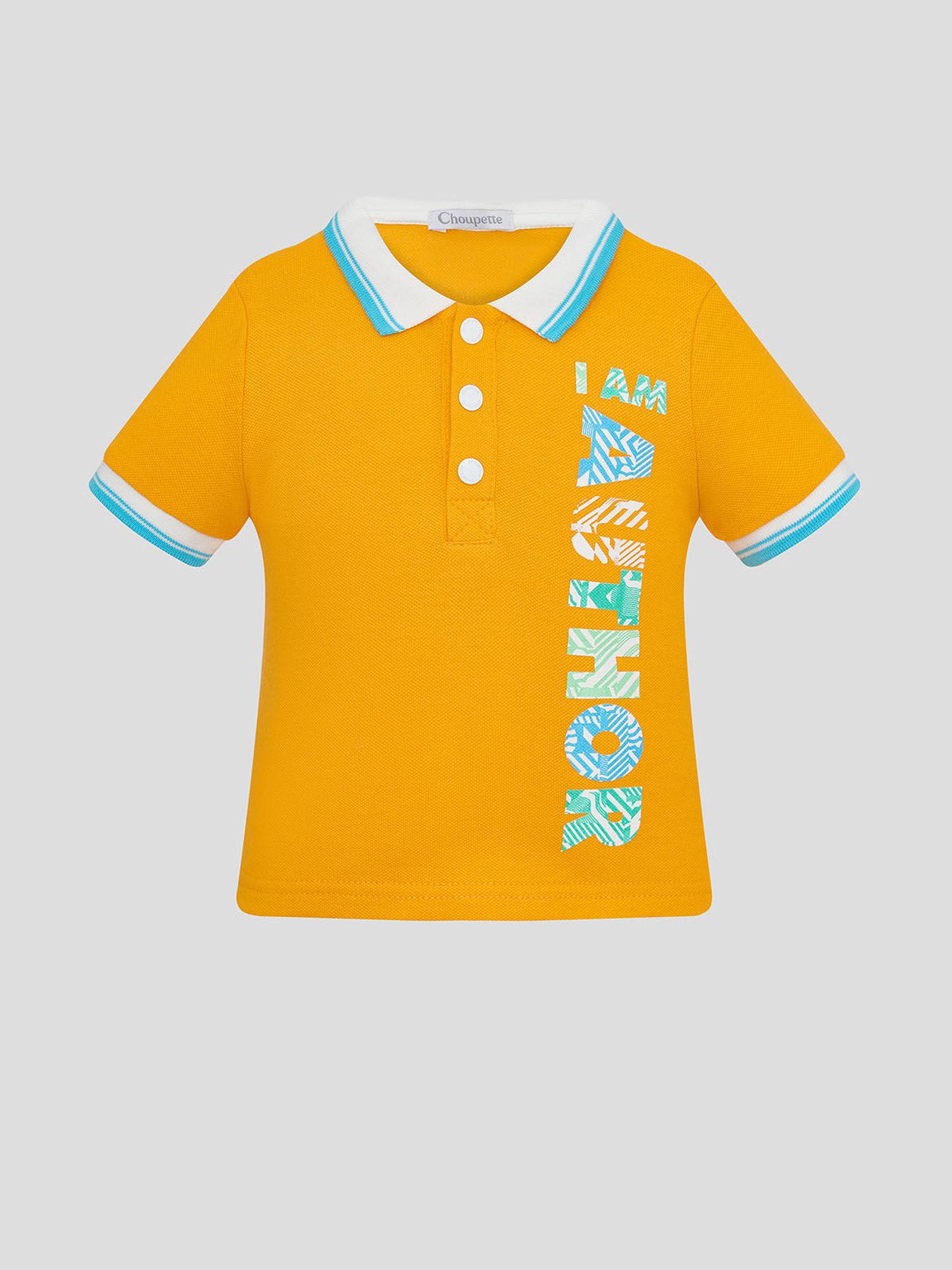 boys yellow polo t-shirts