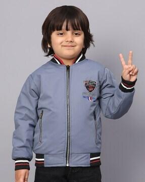 boys zip-front bomber jacket