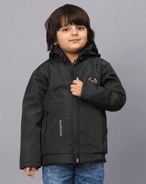 boys zip-front bomber jacket