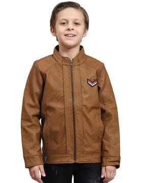 boys zip-front jacket