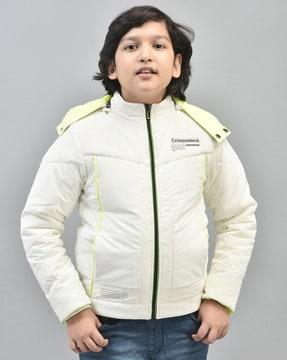 boys zip-front puffer jacket