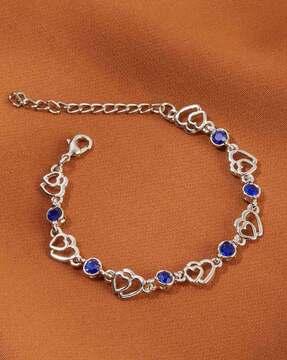 bracelet with tiny crystals - mhbr1949