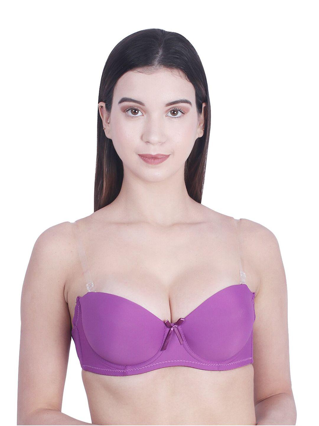 brachy lavender bra underwired lightly padded