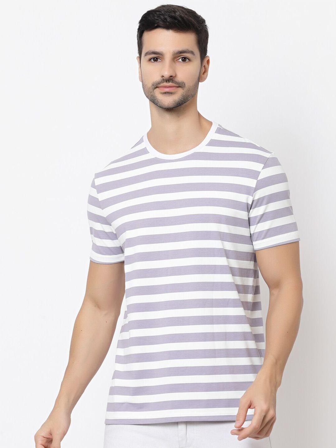 braclo striped cotton casual t-shirt