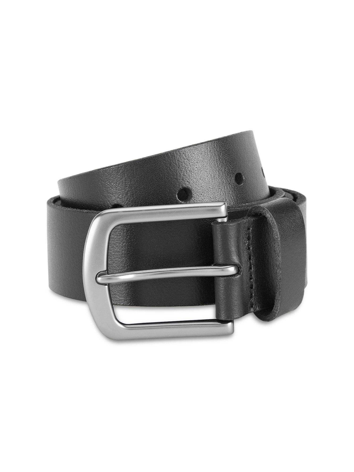 bradano men leather belt - black