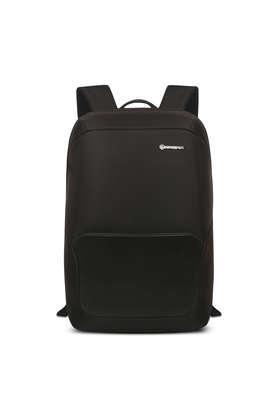 bradford 03 lp polyester men's casual wear backpack - ferrous black - black