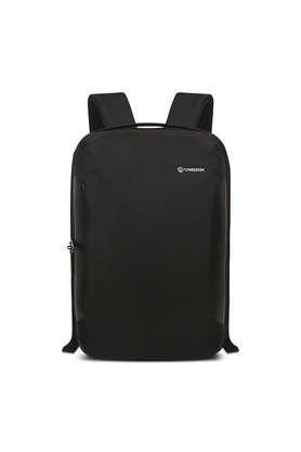 bradford 02 lp polyester men's casual wear backpack - ferrous black - black