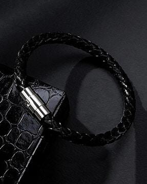 braided leather bracelet