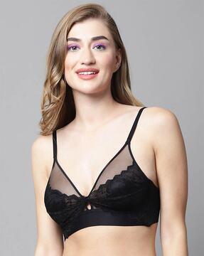 bralette bra with lace detail