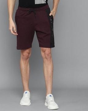 brand print boxers with insert pockets