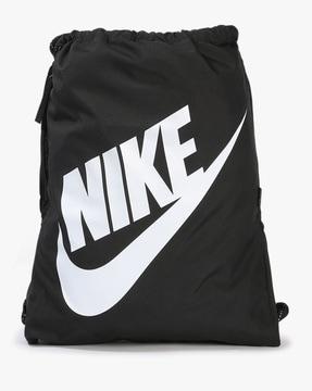 brand print drawstring bag