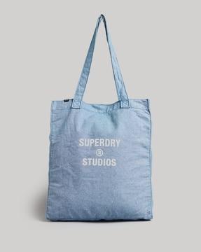 brand print studio shopper trench bag