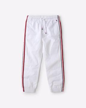 brand striped jogger pants