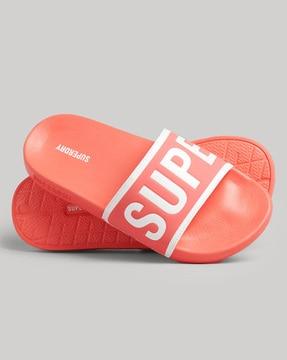 brand embossed slides