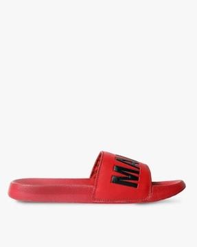 brand embossed slides