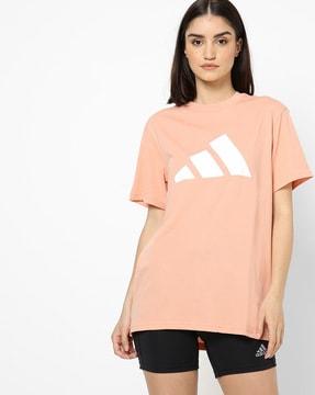 brand logo print crew-neck t-shirt