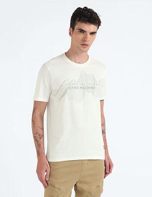 brand print cotton t-shirt