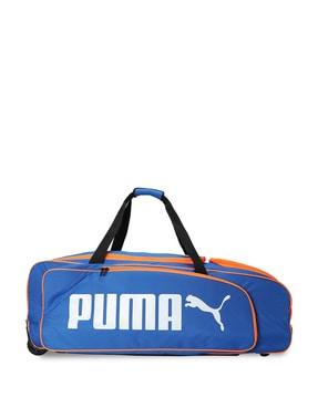 brand print cricket wheelie trolley