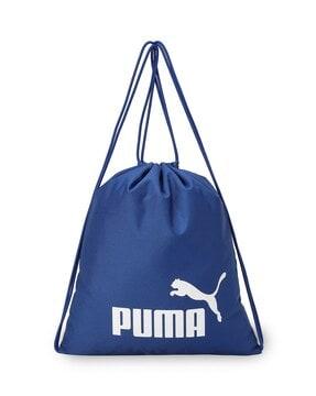 brand print sports bag