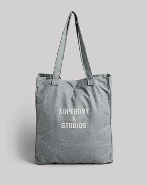 brand print studio shopper trench bag