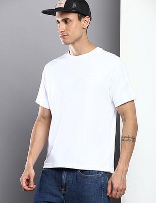 brand tape organic cotton t-shirt