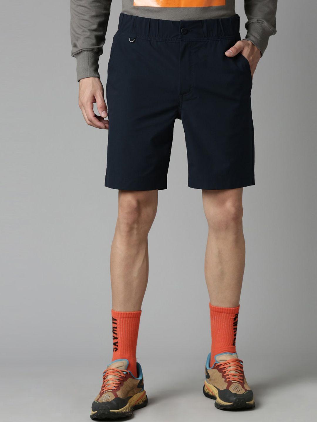 breakbounce men slim fit mid-rise shorts