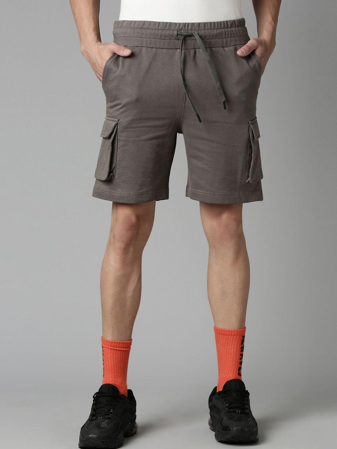 breakbounce men regular fit cotton sports shorts