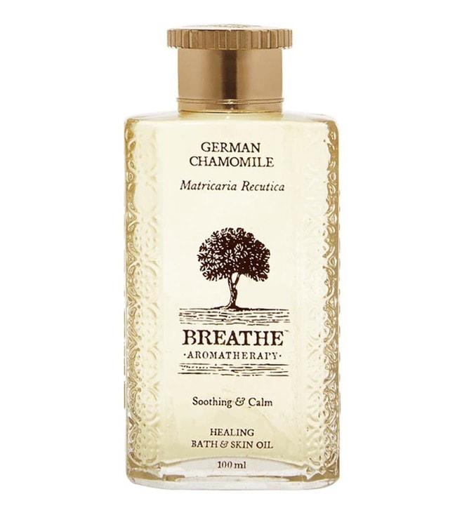 breathe aromatherapy german chamomile bath & skin oil