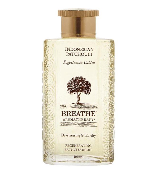 breathe aromatherapy indonesian patchouli bath & skin oil