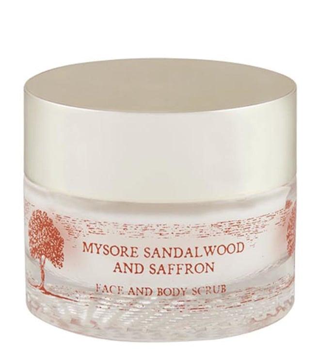 breathe aromatherapy mysore sandalwood & saffron face & body scrub